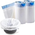 thumbnail image 1 of Disposable Commode Liner Bags Pack 50 Adult Bedside Commode Liners Bed Pan Liners Disposable Waste Bags For Commode Chair,portable Toilet Bags,camping, 1 of 5