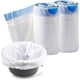 thumbnail image 1 of Disposable Commode Liner Bags Pack 50 Adult Bedside Commode Liners Bed Pan Liners Disposable Waste Bags For Commode Chair,portable Toilet Bags,camping, 1 of 5