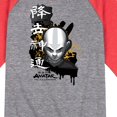 thumbnail image 3 of Avatar: The Last Airbender - Aang Ink Splatter - Youth Raglan Graphic T-Shirt, 3 of 7