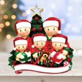 thumbnail image 1 of 2020 Personalized Family Christmas Tree Ornament Personalized Survived Family Pendant Mini Christmas Tree Hanging Pendant, 1 of 2