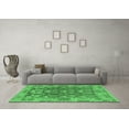 thumbnail image 3 of Ahgly Company Indoor Rectangle Abstract Emerald Green Modern Area Rugs, 2' x 5', 3 of 4