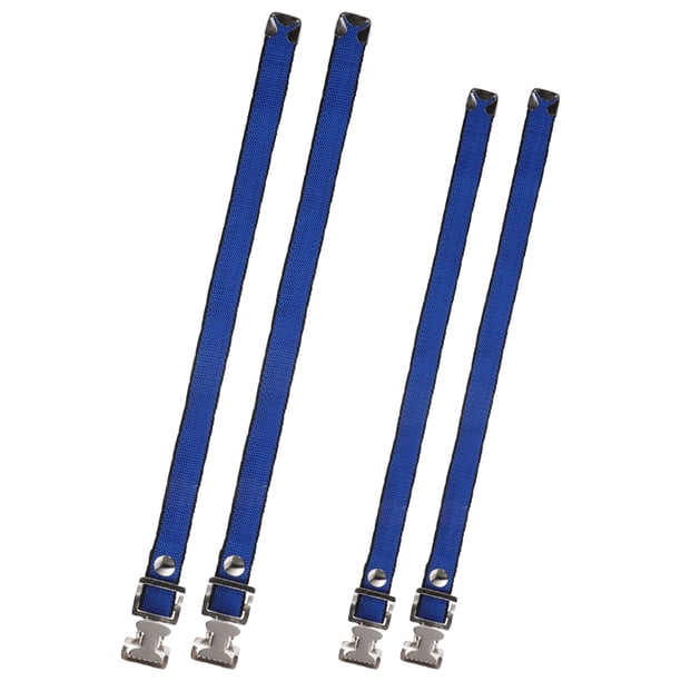 Kit de repuesto de 4 correas de fijación ajustables para patas de zanco de yeso, correas resistentes para zancos, accesorios universales para actividades al aire libre.