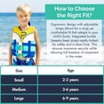 thumbnail image 5 of Limmys Toddler & Kids Swim Vest for Boys & Girls, Ages 2-9, Learn-to-Swim Trainer, UV Resistant Neoprene, Under-Body Strap, YKK Zip & Safety Buckles, 5 of 5