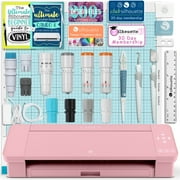 Silhouette Blush Pink Cameo 4 w/ Blade & Tool Pack, Pen Holder, Guides, Designs