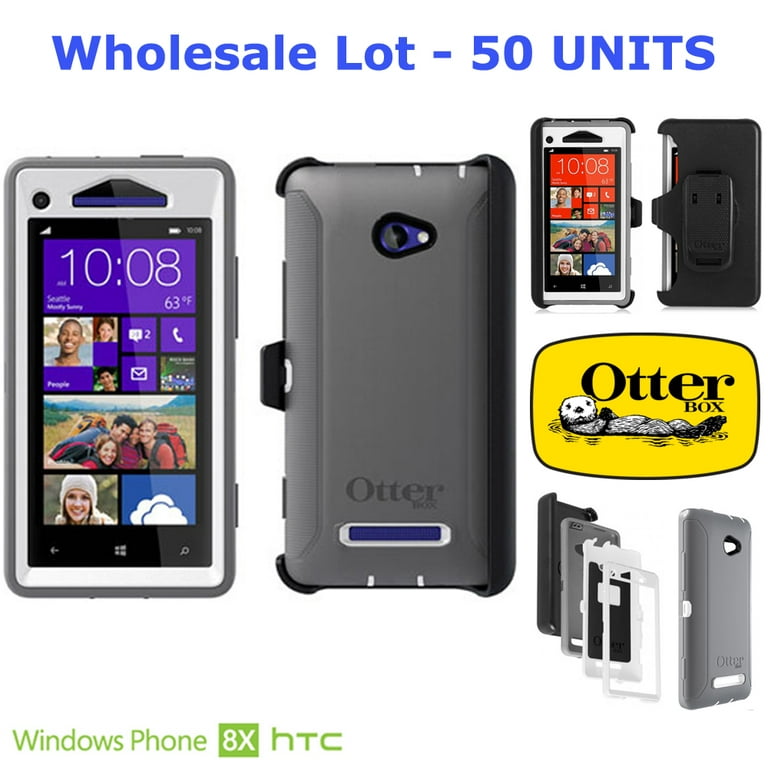 Otterbox Defender Series Case for HTC Windows 8X (White) Wholesale Lot - 50 UNITS - Walmart.com