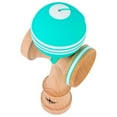 thumbnail image 2 of Kendama USA - Kaizen Triple Stripe - Jet Shape - Teal  White, 2 of 4
