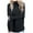 Black, variant on EDFBUYKRS Female Sweaters Women's Winter Long-Sleeve Sweater, Soft Funnel Neck Knit Fall Sweater M