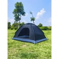 thumbnail image 2 of Multi-Color Portable Folding Camping Tent, Rainproof & UV Resistant, 2-Person Size, Random Color, 2 of 6