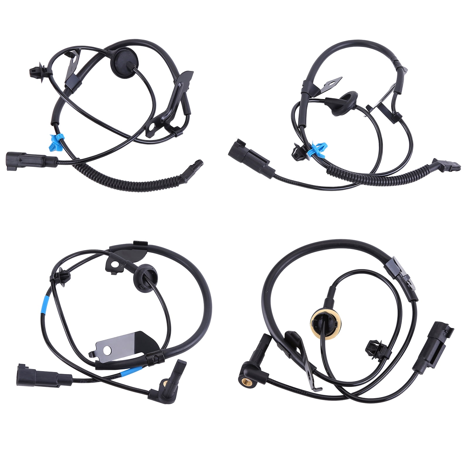 Set of 4 ABS Speed Sensor Front Rear Left Right for Mitsubishi Lancer 2007-2017, Outlander 2007-2017, Outlander Sport 2007-2017, RVR 2007-2017 Replace 5105064AA 5105065AA 4670A031 4670A032
