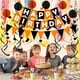 thumbnail image 4 of Cartel de feliz cumpleaños FECEDY, negro y naranja, decoración de fiesta, 4 of 6