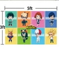 thumbnail image 6 of My Hero Academia Backdrop Banner Party Supplies Taspestry Wall Decor Post Birthday Decorations Background for Photography Taspestry, 6 of 6