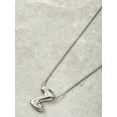 thumbnail image 3 of No Boundaries Silvertone Initial Bubble Letter Necklace, 1 Piece, Letter Z, 3 of 3