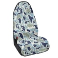 thumbnail image 2 of XYZCANDO Fish Camo Front Car Seat Cover - Waterproof Sweat-Absorbent Protector | Universal Fit for Cars, Trucks, SUVs & Vans - Non-Slip, Quick-Dry Microfiber, 2 of 9