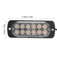 thumbnail image 2 of 12V 4LED Strobe Light Yellow White Warning Signal Lamp IPX-4 Waterproof for Car Motorcycle Truck, 2 of 4