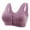 Purple, variant on skpabo Plus Size Bra Women's Sexy Front Buckle Middle-Aged And Elderly Underwear Soft Cotton Large Size Without Steel Ring Tank Top Bra Printed Underwear Size