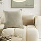 thumbnail image 5 of Decorative Pillow Cushion Cover | Soft Breathable Polyester Material | Gray | Classic Modern Design | Removable Easy-Clean Case | 45x45cm | Versatile for Sofa Bed Hotel | Single Pack, 5 of 6