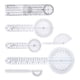 thumbnail image 2 of 6pcs goniómetro espinal goniómetro de 360 ​​grados Protractor goniómetro, 2 of 6