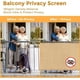 thumbnail image 2 of Balcony Privacy Screen 90 x 600cm Privacy Cover 180g/m HDPE Fabric UV Protection Wind Screen for Garden Terrace Outdoor, 2 of 4