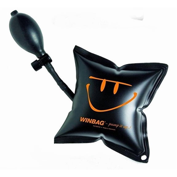 Winbag inflable con forma de cuña de aire 15730, negro, con un espacio de 1,5 a 5 cm