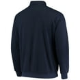 thumbnail image 4 of Men's Colosseum Navy UConn Huskies Tortugas Logo Quarter-Zip Jacket, 4 of 4