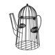 thumbnail image 5 of Cesta de café Morbido ahuecada de acero, organizador de artículos diversos en forma de tetera, decoración del hogar, 1 ud. (negro HOMEMAXS 12145651-MX, 5 of 6