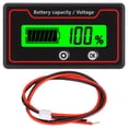 thumbnail image 2 of Luz Del Medidor De Batería, Pantalla De Capacidad Segura Para Disco Duro Alarma Lcd Hdd Caddy Medidor De Voltaje Para Vehículo Eléctrico 12-84Vverde, 2 of 7