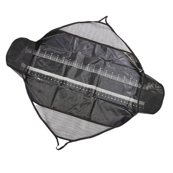 Fishing Unhooking Mat – Portable Weigh & Measure Fish Sling, Heavy Duty Foldable Fish Bag for Safe Catch Handling, Angler Fish Measuring Ruler