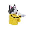 thumbnail image 1 of Marioneta de mano de animales Perfecl Juguete sensorial con efecto de sonido Husky de boxeo de felpa, 1 of 8