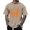 Z92 Khaki, variant on Landzoo Halloween Men'S Shirts Pumpkin Print Short Sleeve Crew Neck T-Shirt Party Loose Fit Men Tops Size L Beige