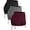 #21: Black,Grey,Wine Red, variant on Cadmus Women's 3 Pack High Waist Athletic Shorts Yoga Spandex Gym Workout Shorts with Pockets,Grey,Black,Dark Green,XX-Large
