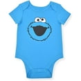 thumbnail image 5 of Sesame & Friends Elmo, Cookie Monster and Big Bird Boys 5 Pack Character Onesie, Infant, 5 of 6