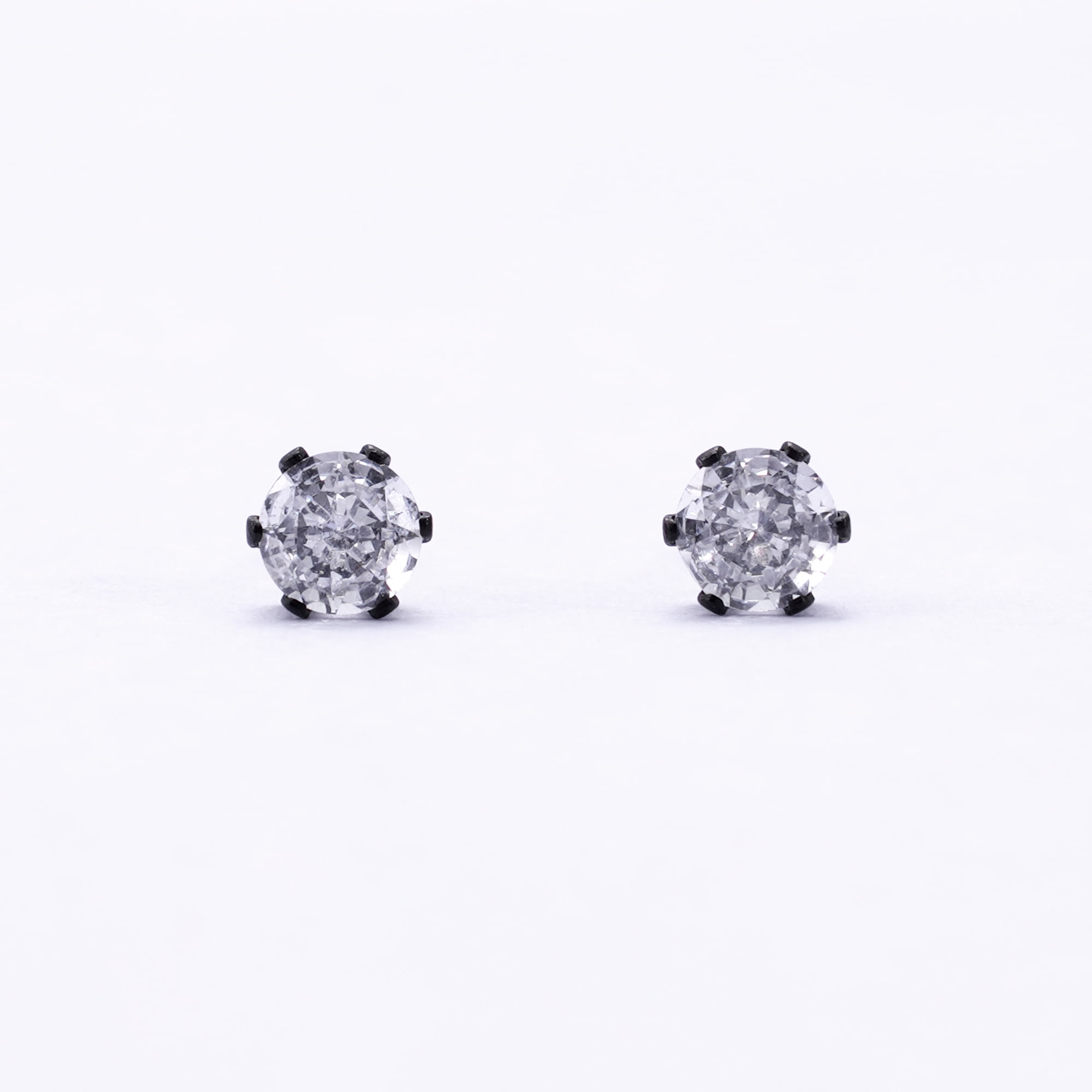 Iron Saints Men Black Stainless Steel Earring Set, Men Jewelry, Gift for Men, Hypoallergenic