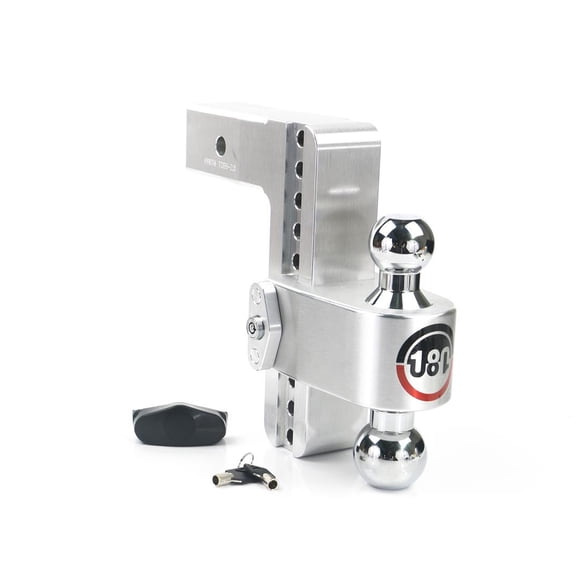 Weigh Safe 180 Hitch Ctb8 2.5 8" Drop Hitch, 2.5" 18,500 Lbs Gtw Adjustable