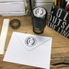 Personalized Round Self-Inking Rubber Stamp - The Orlington
