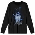 thumbnail image 4 of Corpse Bride Can The Living Marry The Dead? Women's Black Long Sleeve Tee-3XL, 4 of 7