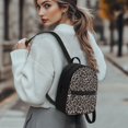 thumbnail image 3 of Eheartsgir Leopard Print Small Backpack for Travel Outing, Lightweight Small Backpack for Women Polyester Practical Mini Backpack, 3 of 8