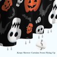 thumbnail image 6 of Black Halloween Pumpkin Faces Shower Curtain 72"x72" ,Bathroom Decorative Shower Curtains Set with 12 Hooks,Modern Waterproof Washable Shower Curtain, 6 of 6
