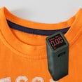 thumbnail image 4 of UngA Toddler Boy Summer Clothes 2T 3T 4T 5T Kids Short Sleeve T-shirt Elastic Shorts Set Cartoon Print 2Pcs Toddler Boy Outfit (Orange,4-5 Years), 4 of 7