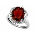 thumbnail image 2 of Star K � Large Oval 12x10mm Genuine Garnet Knot Big Stone Ring, 2 of 9