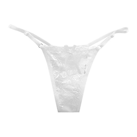 Vintage Thong Panties Underwear Womens Womens Sexy Low Waist Thin See Through Transparent Hollow Lace Thong Panties