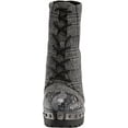 thumbnail image 2 of Jessica Simpson Irella High Heel Lug Sole Lace-up Platform Boots Black & White (BLACK/WHITE, 6), 2 of 3