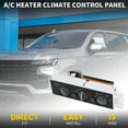 thumbnail image 2 of Panel de Control de Clima de Calefacción A/C Unique Bargains para Chevrolet Silverado Módulo de Control de Clima de Calefacción A/C de 19 Pines, 2 of 7
