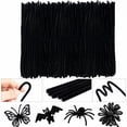 thumbnail image 4 of Chenille Stems Black 500 Pack Pipe Cleaners for DIY Art Crafts Halloween Christmas Fall Indoor Decorations Kids Handmade Craft Projects, 4 of 7