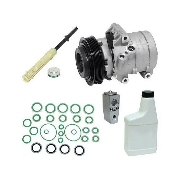 A/C Compressor Kit - Compatible with 2010 - 2012 Ford Fusion 2.5L 4-Cylinder VIN a MFI Electronic GAS 2011
