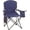 Blue, variant on Portable Camping Chair with 4-Can Cooler, Cushioned Seat & Back with Side Pockets & Cup Holder, Carry Bag Included, Great for Camping, Tailgating, Firepits, Patio, & More