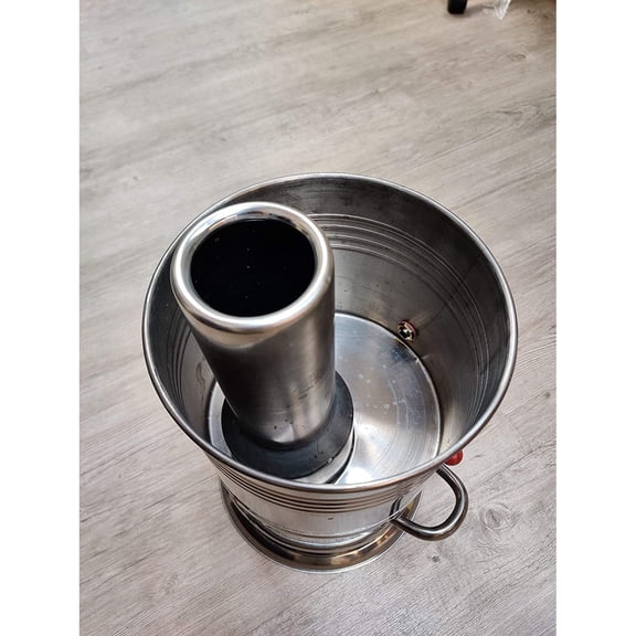 Samovar Tea Kettle, Turkish Semaver pp and Wood Water Heater Boiler, for Camping, Picnic, Hunting, Hiking, Yachting