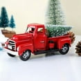 thumbnail image 7 of Vintage Red Truck Christmas Decor with Mini Christmas Tree, Christmas Tabletop Decoration, 7 of 7