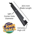 thumbnail image 2 of (9-Pack) High-Lift Blade For Most 60-Inch Lawn Mowers Wing-Tip, 2 of 9
