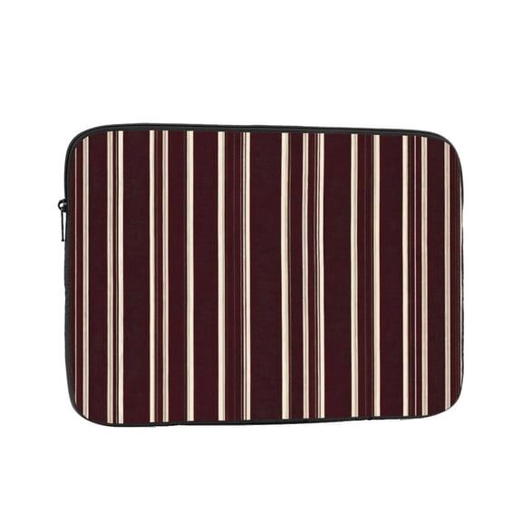 Laptop Case Shockproof Sleeve Water Resistant Computer Bag Fits Tablet Notebook Ultrabook For Travel Office 10 Inch Maroon Stripe_1