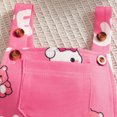 thumbnail image 2 of Baby Girls Clothes Set 2 Piece Summer Casual Solid Color Short Sleeve Rompers Top and Cute Cartoon Flower Print Overalls Skirt Kaprioy Toddler Girl Clothes 6M 9M 12M 18M 24M 2T 3T, 2 of 8